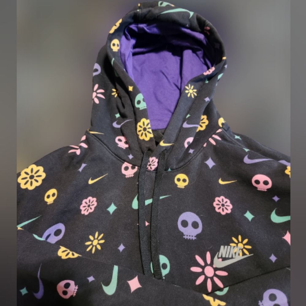 Nike Day of The Dead Hoodie Medium